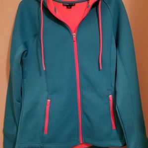 Swiss tech waffle knit jacket nwt